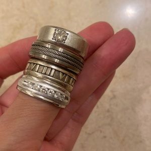 4 men’s ring.  Still deciding wether to let these go.